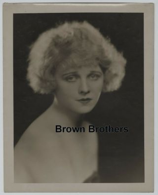 1920s Silent Film Wanda Hawley Oversized Dbw Photos (2) Blindstamp Roberts Bb