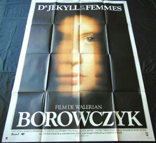 Blood Of Dr.  Jekyll French Movie Poster 47 " 63 " 1980 Borowczyk