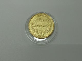 1859 Sydney Australia Gold Sovereign Queen Victoria