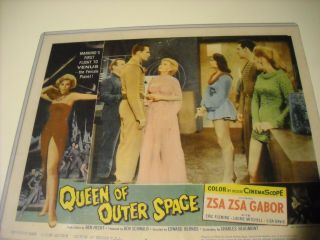 The Queen Of Outer Space.  Lobby Card 4.  1958 Zsa Zsa Gabor