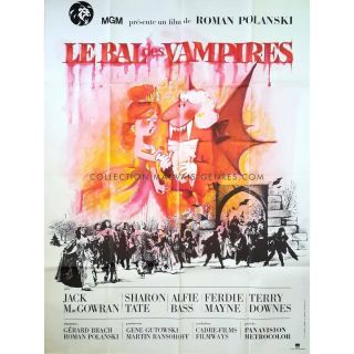 The Fearless Vampire Killers Movie Poster - 47x63 In.  - R1970 - Roman