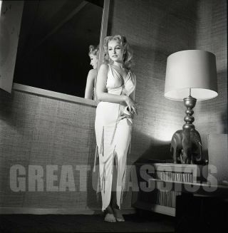 Julie Newmar 1958 Glamorous Model 2 1/4 Camera Negative Peter Basch