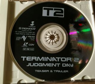 Terminator 2 Judgement Day Teaser & Trailer VSD (Video Single Disk) 2