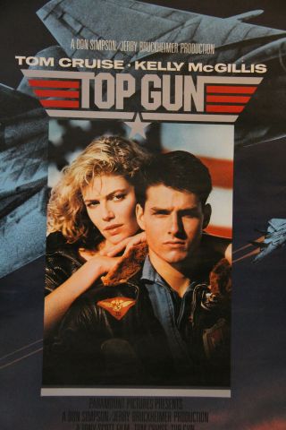 TOP GUN (1986) Rolled AMC Theater Poster 40 