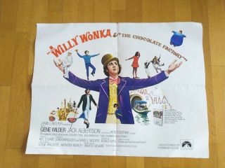 Willy Wonka & The Chocolate Factory 1971 Us Half Sheet Movie Poster