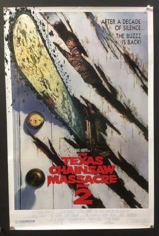 Texas Chainsaw Massacre Part 2 Movie Poster 1986 Hollywood Posters