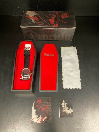 Dracula Watch In Coffin Case Fossil Universal Monsters Li2508 Limited 941/2000