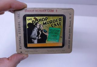 The Bishop Muder Case 1930 Movie Glass Slide Magic Lantern 3