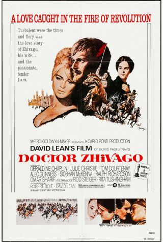 Doctor Zhivago 27x41 One Sheet Movie Poster Julie Christie/david Lean