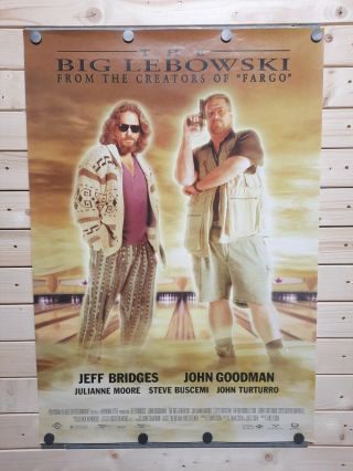 The Big Lebowski Authentic Ss Movie Poster Jeff Bridges Rare