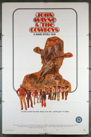 Cowboys,  The (1972) 29234 John Wayne Movie Poster