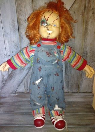 Childs Play Chucky " Good Guy " Doll Htf Mean Scar Chucky Flaw Read