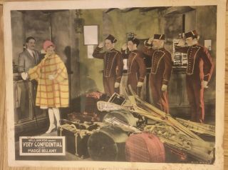 Very Confidential - Lobby Card - - Lost Silent Film - Madge Bellamy - 1927