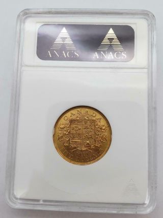 1913 Canada $5 GOLD COIN ANACS MS62.  2419AGW L8746 6
