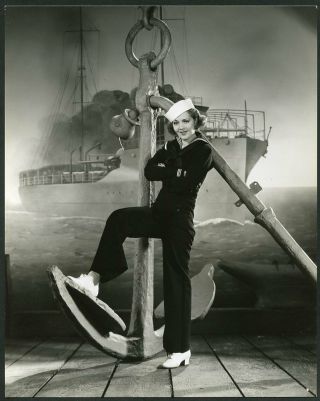 Ruby Keeler In Nautical Themed Portrait 1935 Dblwt Photo By Longworth
