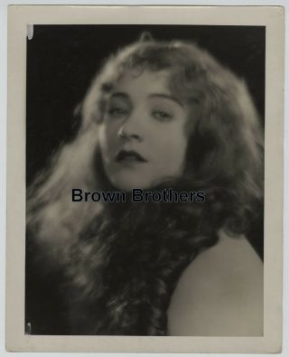1920s Silent Film Betty Compson Oversized Dbw Portrait Photo Edwin Bower Hesser