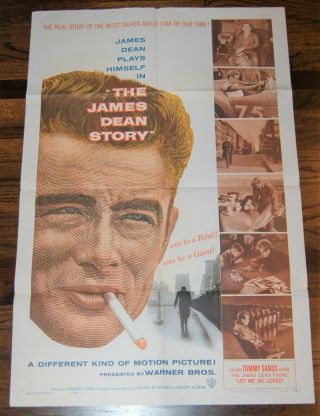 " The James Dean Story " - Poster - 1957