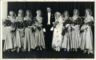 Bessie Love Wedding 11x7 Photo Norma Shearer Bebe Daniels Bridesmaids