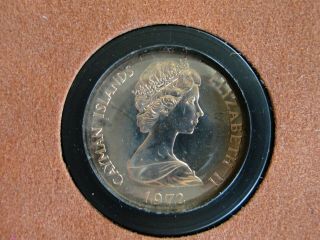 1972 Cayman Islands Wedding Anniversary $25 Dollar Gold Coin,  Proof 4