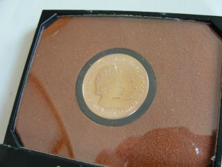 1972 Cayman Islands Wedding Anniversary $25 Dollar Gold Coin,  Proof 6