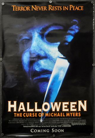 Halloween The Curse Of Michael Myers 1995 Orig 27x40 2/s Movie Poster Paul Rudd