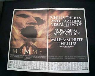 Best The Mummy Film Movie Opening Day Ad Review 1999 Los Angeles Ca Newspaper