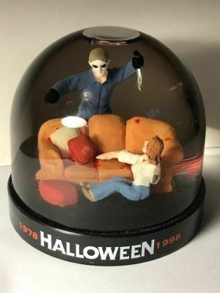 Halloween 20th Anniversary Bloody Snow Globe (1978 - 1998) Serial Numbered