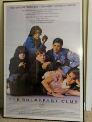 The Breakfast Club (1985) Movie Poster One Sheet Rolled Never Folded