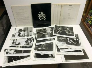 1984 The Cotton Club Movie Press Kit With Photo Set (1 - 19) Handbook,  More