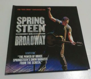 Bruce Springsteen On Broadway - - Dvd - - Fyc 2019 Emmy Documentary