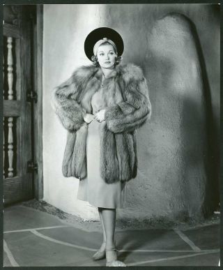 Lucille Ball In Stylish Fashion Portrait Vtg 1940 Rko Photo By Longet