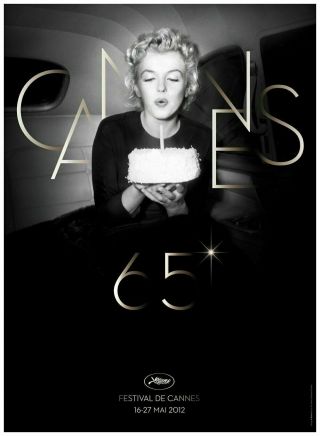 Festival Cannes Officielle French Movie Poster 23 " 31 " Marilyn Monroe