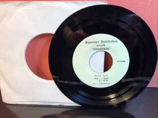 Cookskin 1975 Movie Radio Spots 7 " Record Ralph Bakshi Blaxploitation Bryanston