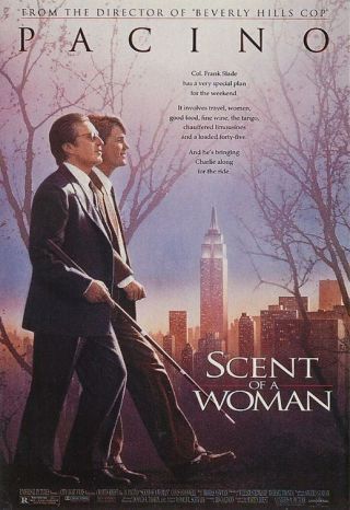Scent Of A Woman 27 " X40 " D/s Movie Poster One Sheet Al Pacino 1992