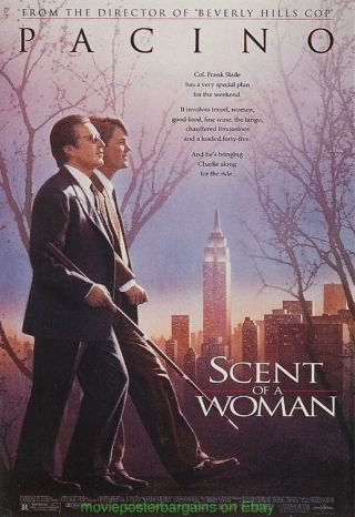 Scent Of A Woman Movie Poster Ds 27x40 Al Pacino 1992