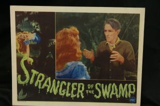 Strangler Of The Swamp 1946 Lobby Card 11 " X 14 Rosemary La Planche Robert Barr