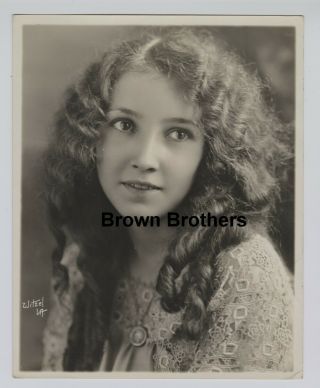 1920s Hollywood Actress Sweet Bessie Love Dbw Portrait By Witzel - Bb