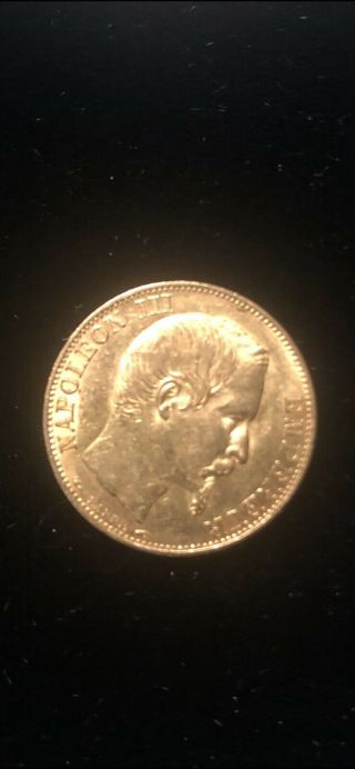1854 A Napoleon 20 Fr Gold Coin