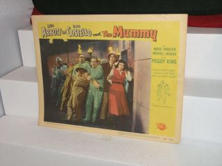 Vint Abbott And Costello Meet The Mummy Marie Windsor Michael Ansara 1955 Lc 3
