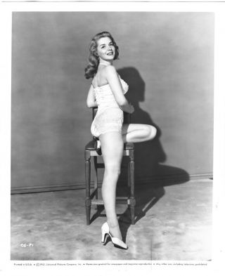 Vintage 1951 Leggy Hollywood Starlet Cindy Garner Cheesecake Pin - Up Photograph