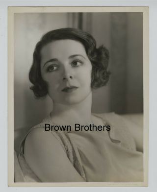1920s Actress Colleen Moore Oversized Dbw Photo Blind Stamp Clarence S Bull - Bb