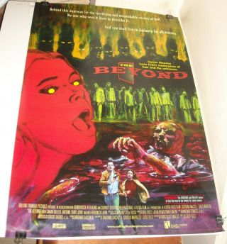 Rolled The Beyond Movie Poster Lucio Fulci Film Horror Catriona Maccoll