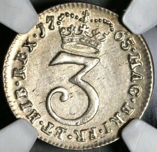1763 NGC MS 63 George III 3 Pence Great Britain Silver Coin (20061601C) 4