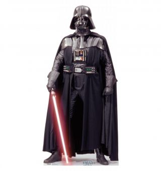 Darth Vader Star Wars Movie Film Lifesize Standup Standee Cardboard Cutout