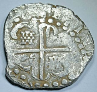 1629 Porto Bello Hoard Spanish Silver 8 Reales Colonial Dollar Pirate Cob Coin