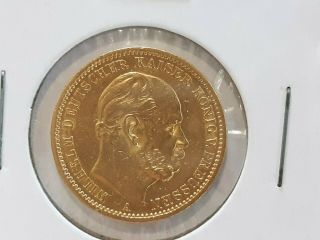 1873 20 Mark Deutsches Reich Gold