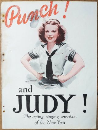 Everybody Sing,  Judy Garland,  Ad From Campaing Book,  1938