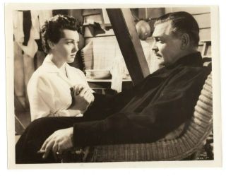 Clark Gable,  Lana Turner In Betrayed (1954) Stunning Lovely Portrait Photo 381