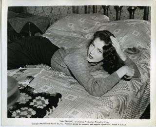 Ava Gardner Sultry Femme Fatale On Bed The Killers Film Noir 1946 Photo
