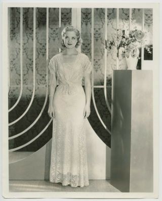 Marian Marsh Art Deco Vintage Portrait Photo 1932